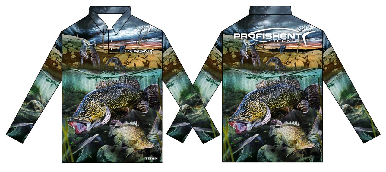 Profishent Tackle - Cod/Yella/Kangaroo Shirt - Outback Angler