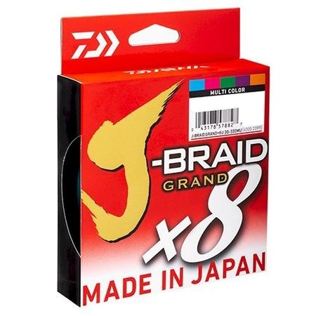 Daiwa J BRAID GRAND x8 150 m Multi Colour Fishing Braid Line