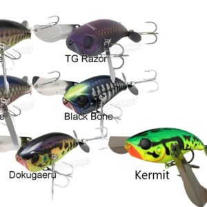 Jackall Pompadour Junior 66mm Surface Fishing Lures - Outback